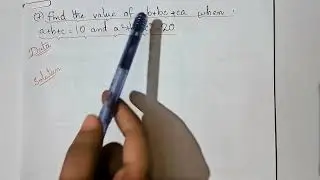 Exercise 3 2 class 9 maths question 7 | Find the value ab+bc+ca, when a+b+c=10 and a2+b2+c2=20