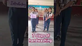 7 steps of handwashing 😊😍