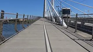 WALKING ON THE BRIDGE AT POET'S BEACH {PORTLAND, OREGON}