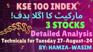 #Psx Kse 100 index technical Analysis for Tuesday 27-August-2024 #hamzawasim #TopPicks