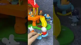 Satisfying with Unboxing & Review Bluey Play Area Toys ASMR #toys #bluey #shorts