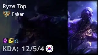 Ryze Top vs Jayce - Faker - KR Challenger Patch 6.24
