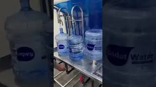 19 Litre Bottle Filling and Washing Manual Filling Table #waterfilter #health #roplant