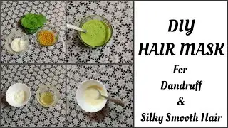 DIY Hair Mask|Easy and effective for treating Dandruff|Smooth & Silky hair