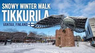 Snowy Winter Walk | Tikkurila, Vantaa, Finland