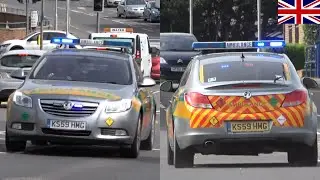 *RARE* Private Ambulance Company Rapid Response Car Responding On Sires & Lights