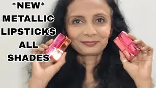 *NEW* ALL SHADES OF HILARY RHODA STARLIGHT METALLIC LIPSTICKS| WORTH OR WASTE| MEGHNA MANJREKAR 