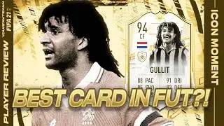 THIS CARD IS BROKEN!! FIFA 21 ICON MOMENTS GULLIT 94 PLAYER REVIEW - RUUD GULLIT 94 FUT 21 GAMEPLAY