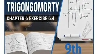 Trigonometry chapter 6 exercise 6.4 question 1(ix) class 9th Mathematics science group 