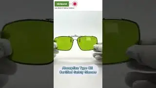 CE Certified 1064nm Eye Shields for Laser Protection Absorption Type Glasses for YAG Laser