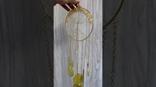 Yellow agate wind chime