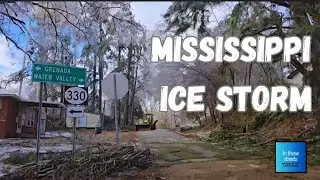 Mississippi Ice Storm 🚨 Coffeeville, Mississippi 