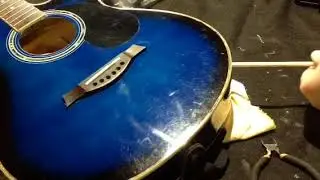 Acoustic Guitar Output Jack Repair