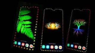Edge Lighting Effect for Notifications Around Notch/ Screen for any Android smartphone Wallpapers.