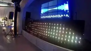 dj samambaia - em buffet adelina cortina de led frente dj