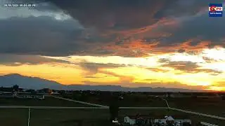 Smoky Colorado Sunset Over Pikes Peak | Magic Hour Live Cam Sweep