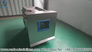 VERFOODSOLUTIONS Frozen Fresh Meat Cube Dicing Machine Ready Delivery for Canada Customer