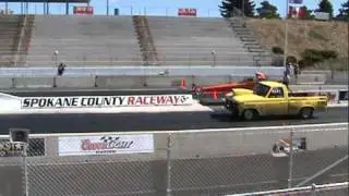 Spokane County Raceway Qualifying 9/4/10...  1st pass...