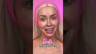 Barbie makeover 🩷 #makeuptransformation #barbie #barbiemakeup #transformation