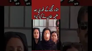 Egg Thrown On #AleemaKhan - #LatestUpdate #foryou #fyp #Pakistan #Punjab #News #Politics #PTI #PMLN