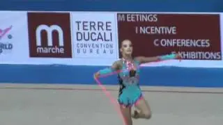 Aliaksandra Narkevich rope Pesaro 2010