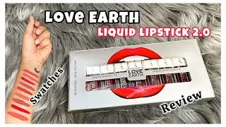 Love Earth Liquid Mousse 2.0 lipstick review 😍 miniature lipsticks, Makeup, matte lipstick, trending