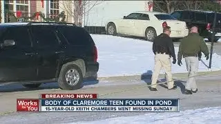 Missing Claremore teen found in pond near home by Tulsa County divers