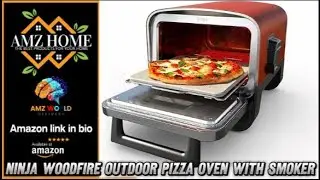 Describing Ninja Woodfire Outdoor Pizza Oven with Smoker, Amazon