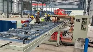 CNC positioning net production line