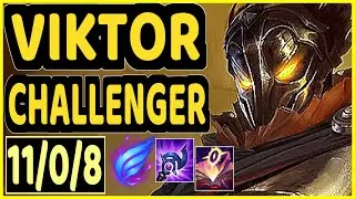 ABBEDAGGE (VIKTOR) - 11/0/8 KDA CHALLENGER GAMEPLAY - EUW