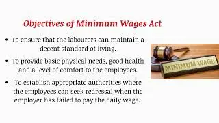 Minimum Wage Act, Part 1   LEXIS AND COMPANY