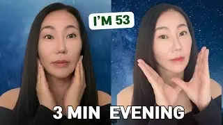 3 Min Evening Face Massage l Smooth & Lift Up l No Talk Practice Version attached