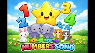 Numbers Song ⭐ Learn Numbers 1 to 5 with Animals | Little Star Songs Kids