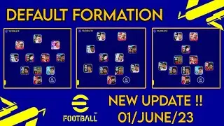 Best Hidden Formation 🔥 New Update Formation in eFootball 23 Mobile | Default Formation