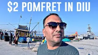 I explored Diu City and tried the Pomfret Fish Fry (4K)