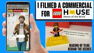 VLOG: I Filmed a COMMERCIAL for LEGO at LEGO HOUSE in Billund, Denmark