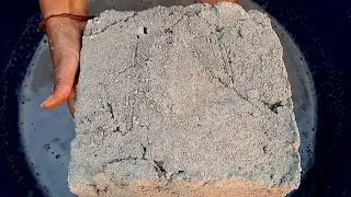 Satisfying Raw Cement Crushing & Slushy Sand Paste ASMR 😴