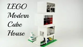 LEGO Modern Luxury Cube House w/ Home Theater :)