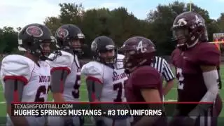 Hughes Springs Mustangs Ranked 3rd for Top Uniforms