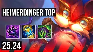 HEIMERDINGER vs TRYNDAMERE (TOP) | KR Master | 25.24