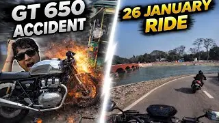 GT 650 Ke Saath Bada Haadsa Hote-Hote Bacha | 26 Jan Ride