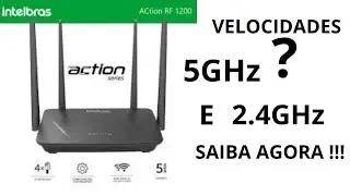Teste de velocidade Wi-Fi: 2.4GHz vs. 5GHz - Router RF Action 1200