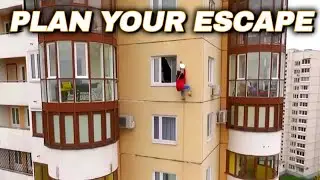 Would You Do THIS In Case Of Fire In A High-Rise? #shorts