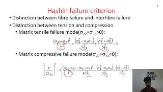 Hashin failure criteria implementation in ABAQUS  1 April 2020