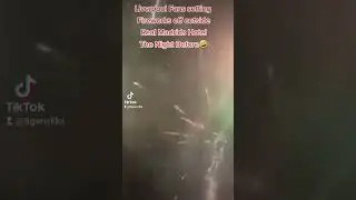 Liverpool Fans Setting Off Fireworks Outside Real Madrids Hotel The Night Before Gone Wrong 🤣🤣