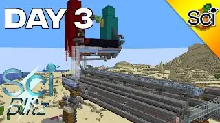 SciCraft Blitz Day 3: Automatic Tree Farm / Simple Wither Skeleton Farm