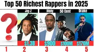 Top 50 Richest Rappers In 2025