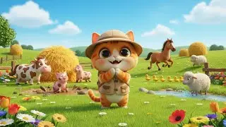 Happy Farm Morning Song for Kids | Farm Animals Song for Kids, Popular Nursery Rhyme & Kids Music 🌾🐄