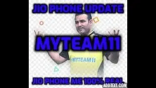 jio phone main myteam11 kaishe khele || how to play myteam11 in jio phone ||