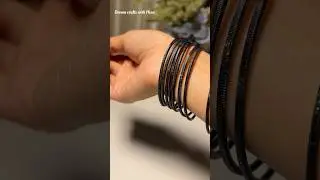 Diy Black Bangles 😱 #dreamcraftswithhina #bangles #diy #craft #handmade #blacklove
